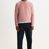 Wilde Crew Fluffy Wool Blend Pale Pink