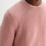 Wilde Crew Fluffy Wool Blend Pale Pink