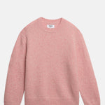 Wax London Wilde Crew Fluffy Wool Blend Pale Pink.