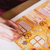 Gingerbread House Advent Calendar Christmas Card