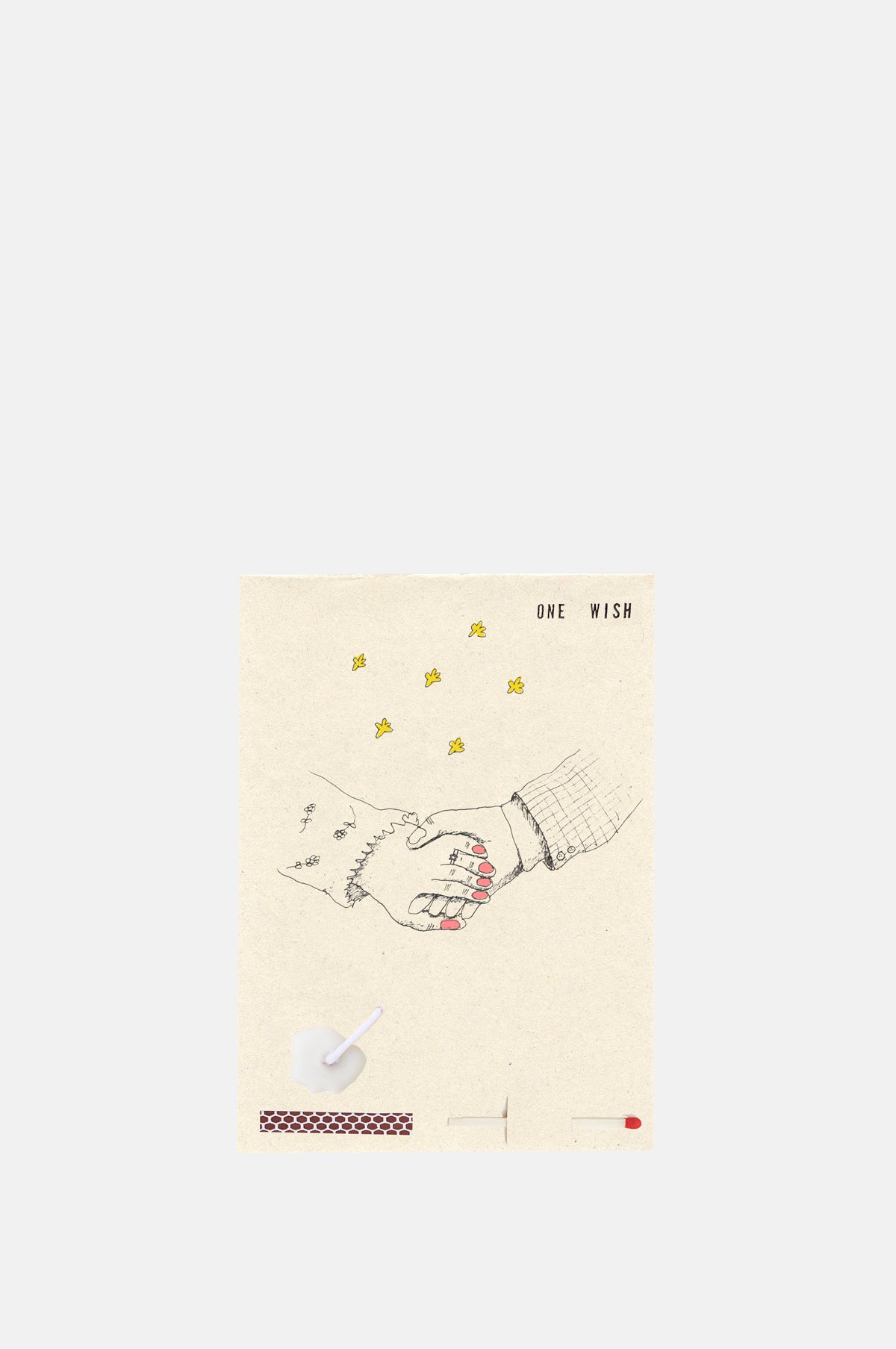 Wish Cards Holding Hands Wish Card.