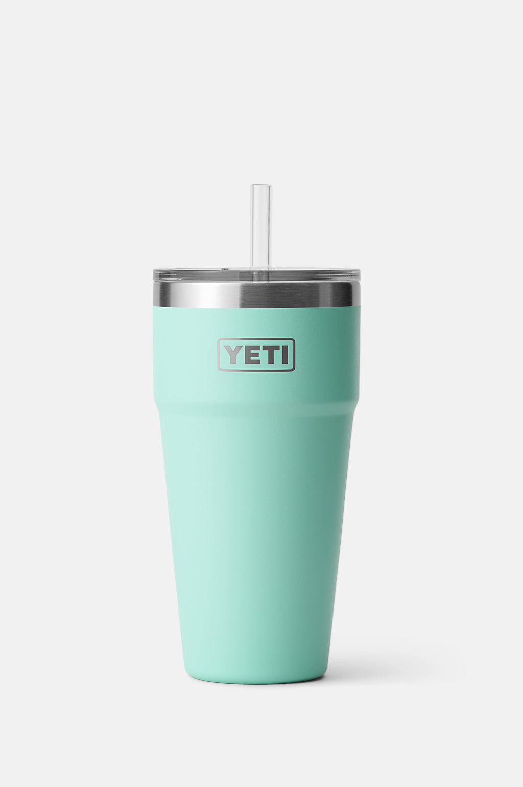 YETI Rambler 26-fl oz Stainless Steel Cup with Straw Lid at