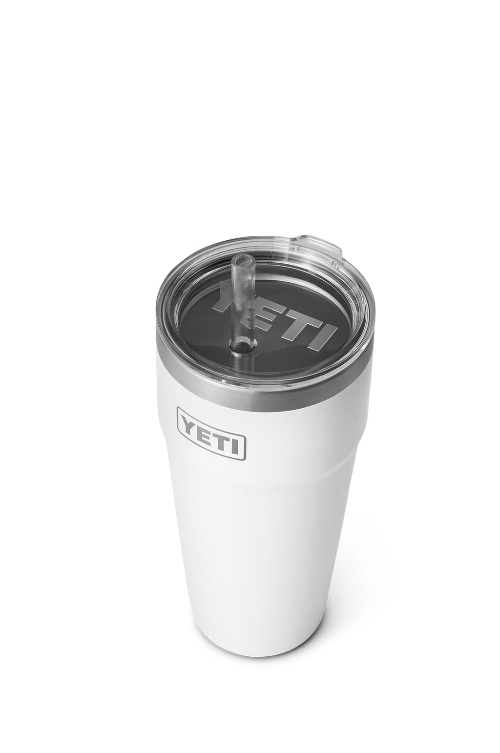 YETI® White Rambler 42oz Straw Mug