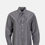 Nicholson and Nicholson Elen Silky Gloss Blouse Grey.