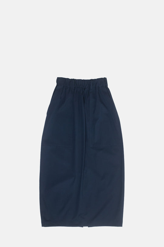Shell Chino Skirt Navy
