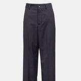 nicholson and nicholson Still Stretched Wool Pants Navy.