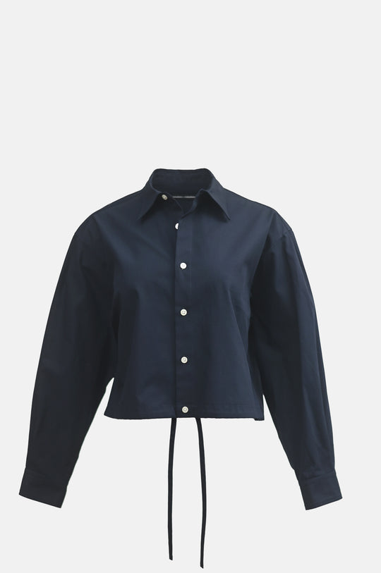 Allie Twill Top Navy