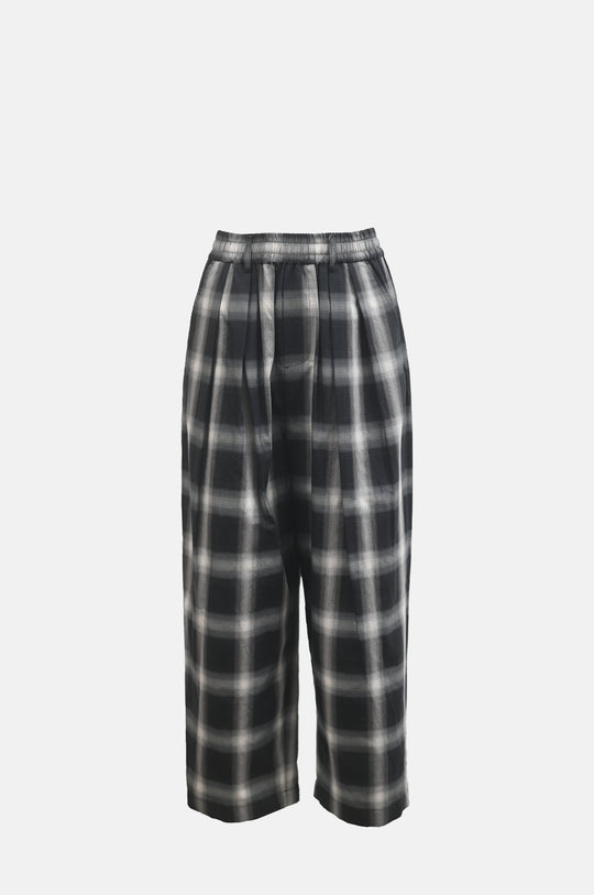 Hakama-W Pant Grey Check