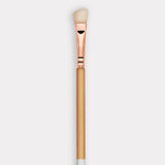Bacha angled contour shader brush wooden handle and copper ferrule.