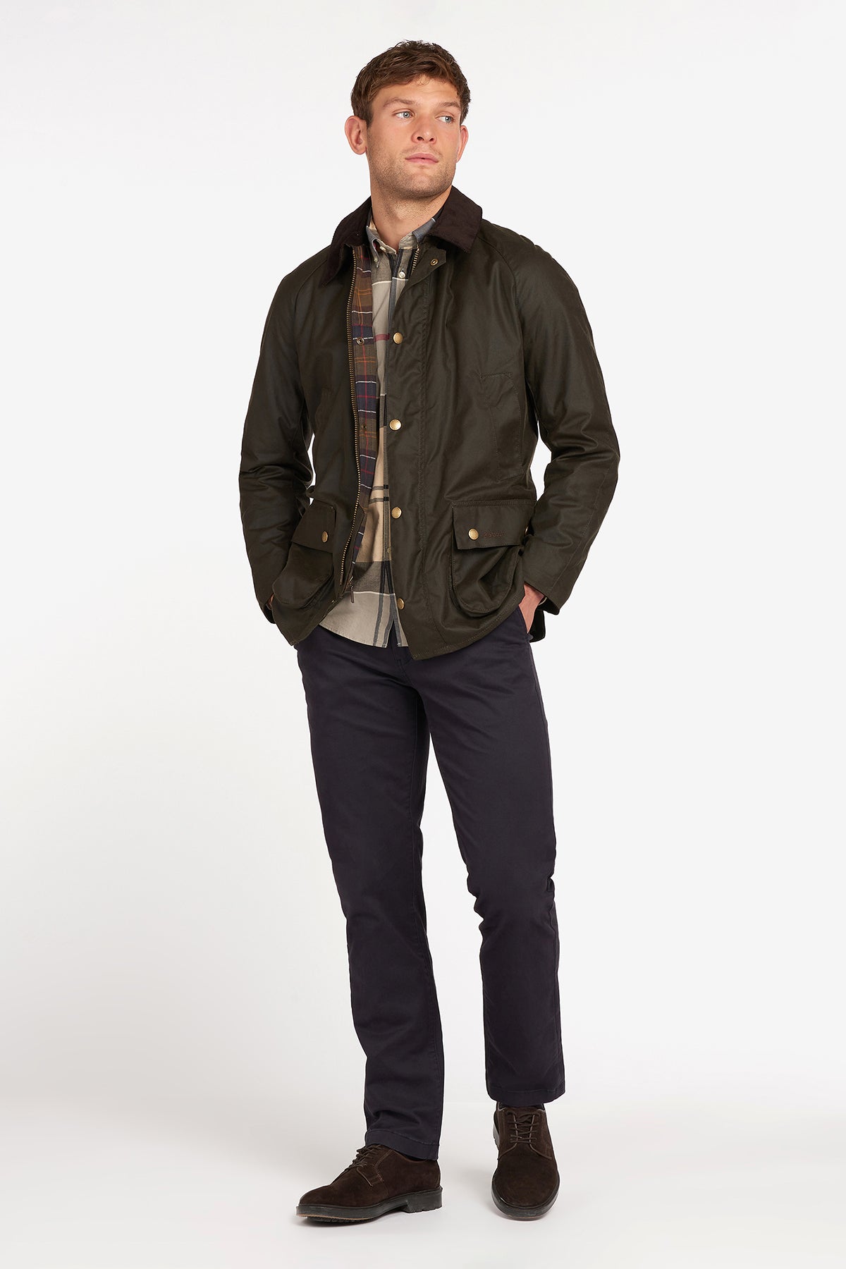 Ashby Wax Jacket Olive
