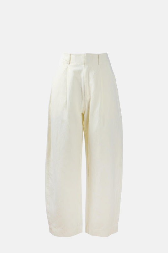 Bari Crop Trouser Cream