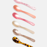 Blush Set of Egg Spoons
