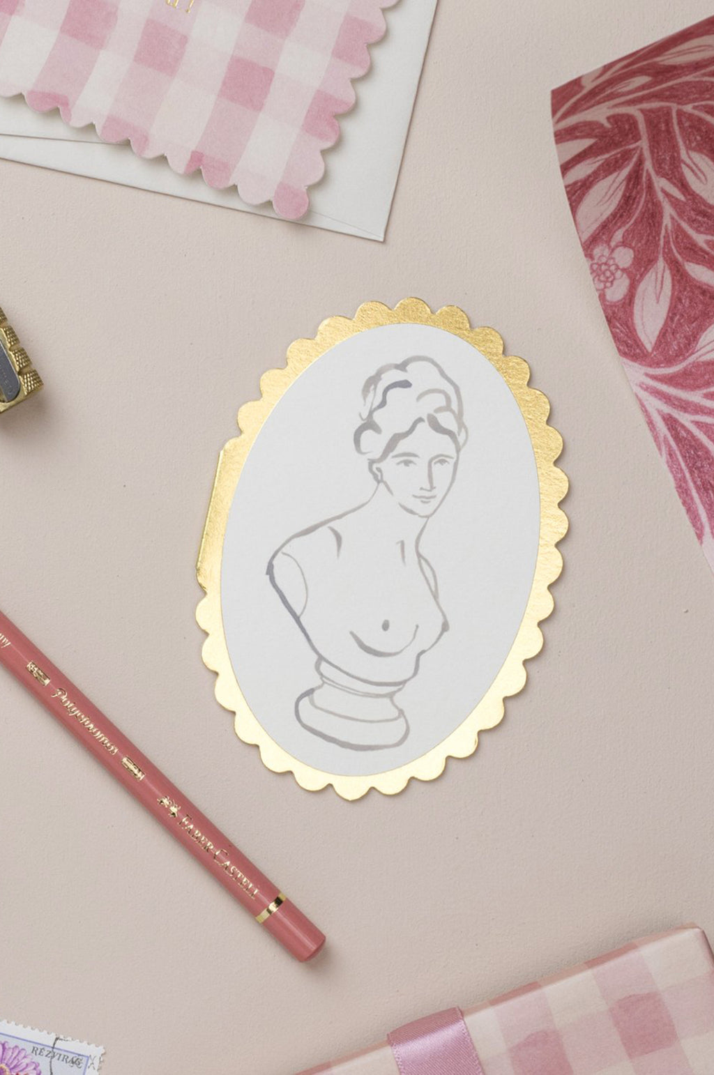 Classical Bust Mini Card