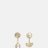 Detachable Drop Pearl Earrings