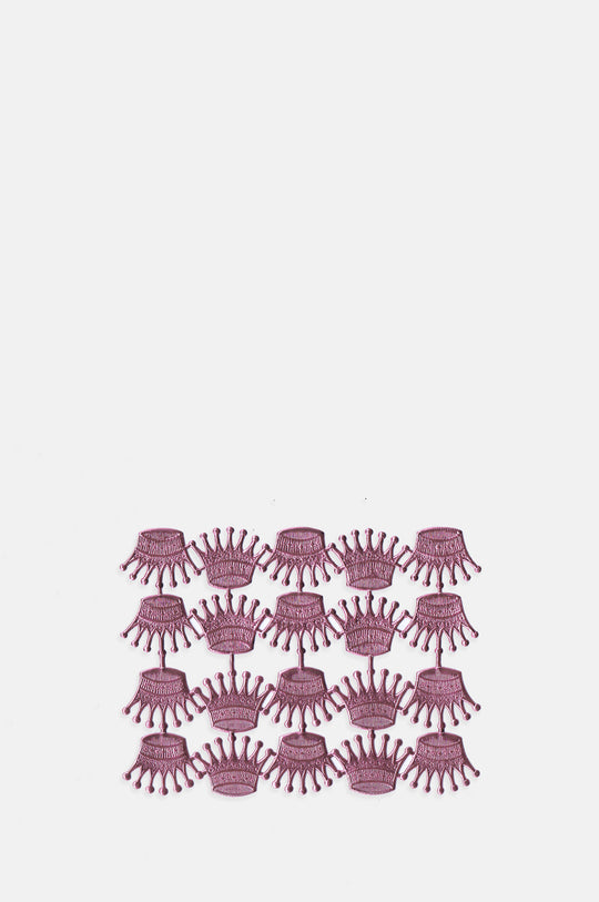 Dresden Crowns Pink 2 Sheets