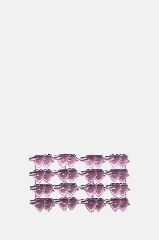 Dresden Hearts with Arrow Pink 2 Sheets