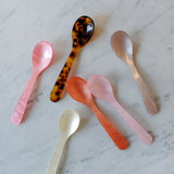 Blush Set of Egg Spoons