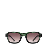 Halo Sunglasses Green Marble Transparent
