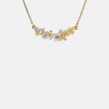 In-Line Garden Gathering Necklace with Itsy Bitsy Bee