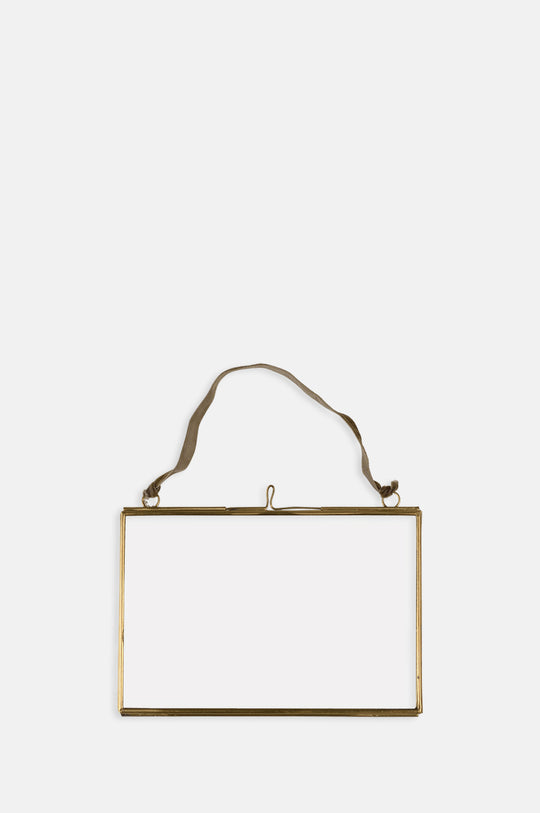 Landscape Hanging Brass Frame 15x10cm