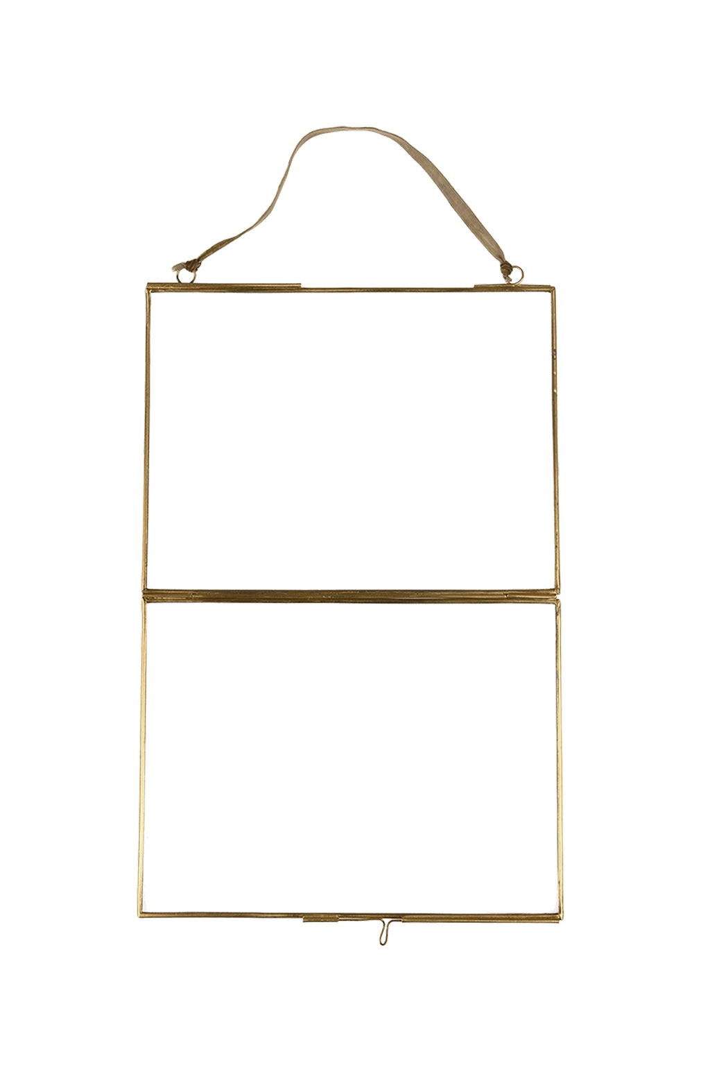 Landscape Hanging Brass Frame 20x15cm