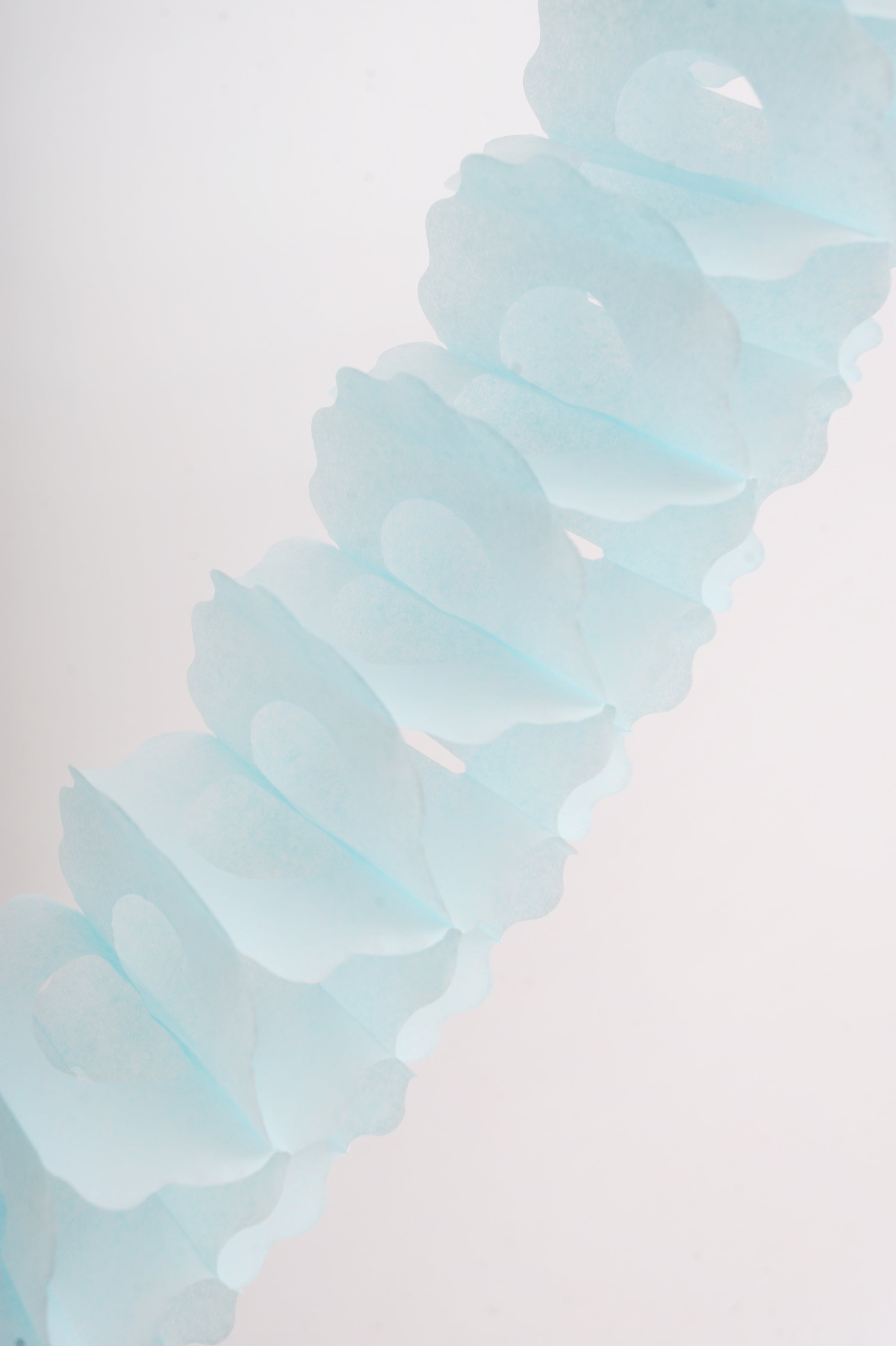 Blue paper online garland