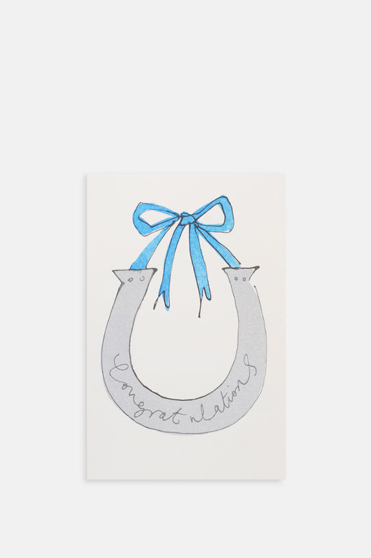 Lucky Horseshoe Card