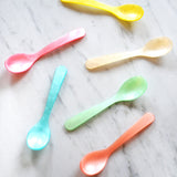 Egg Spoon Rose Red