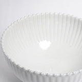 Pearl White Centerpiece Serving Bowl Small