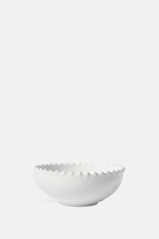 Pearl White Low Bowl