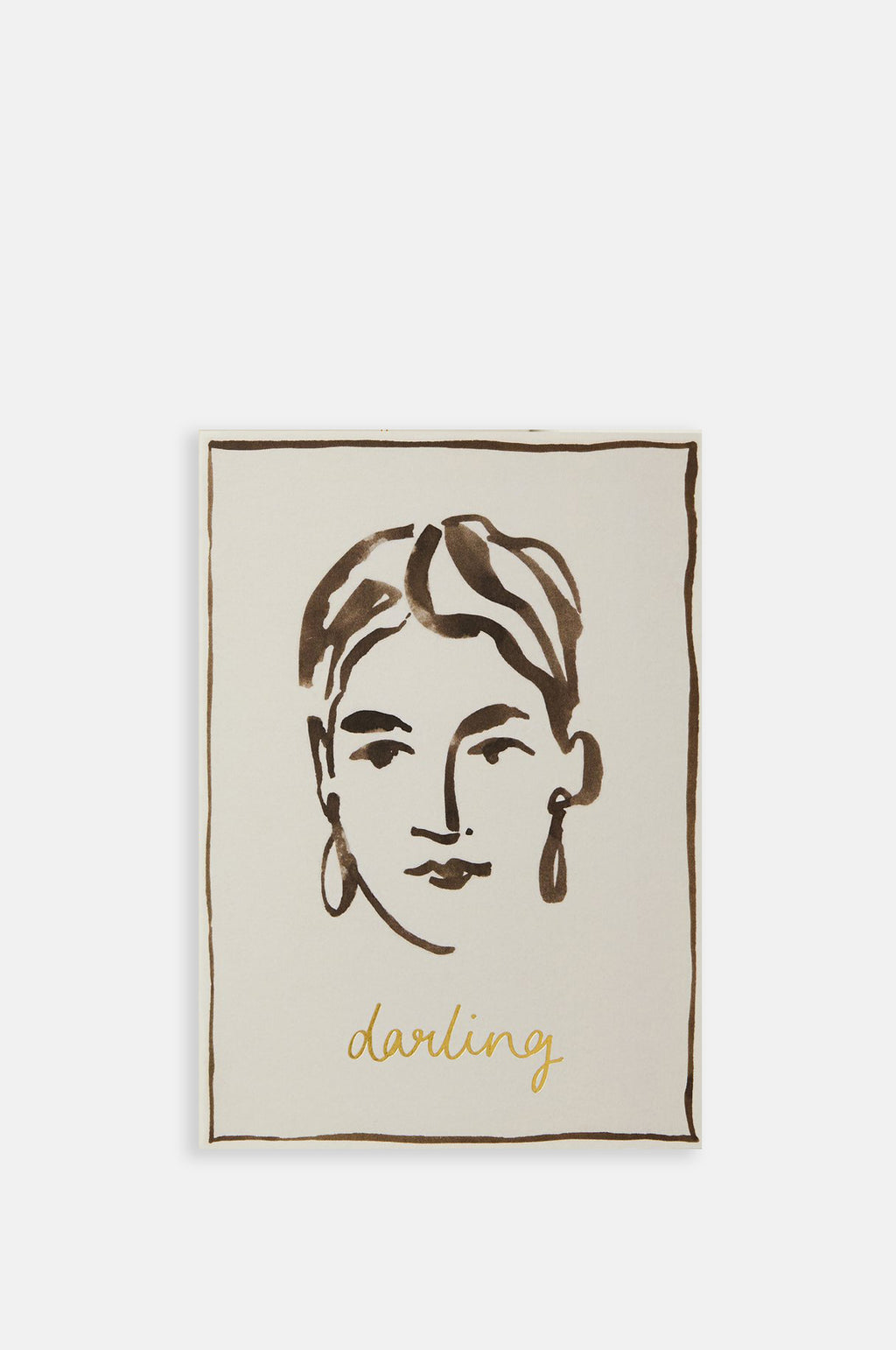 Portrait Darling Card
