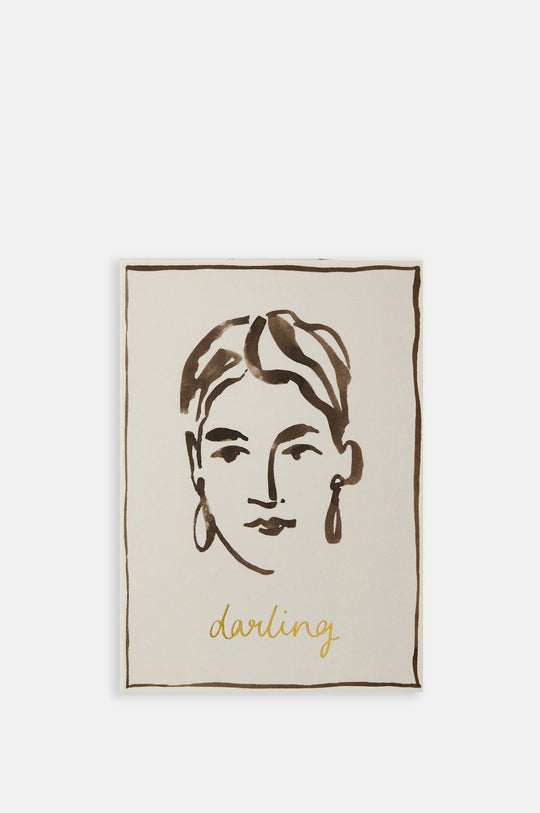 Portrait Darling Card