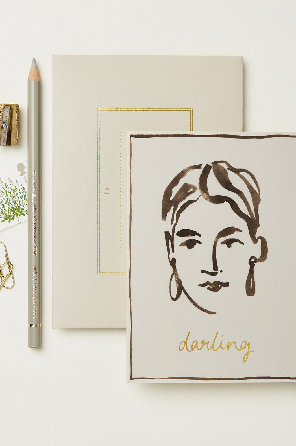 Portrait Darling Card