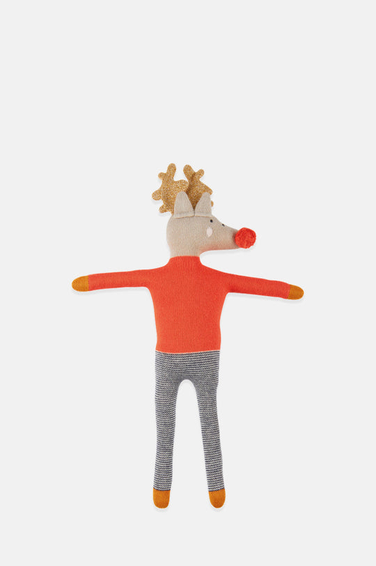 Reindeer Cotton Knit Soft Toy