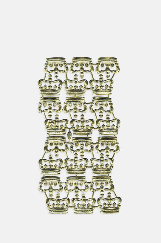 Royal Dresden Crown Sheet Gold