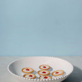 Pearl White Serving Bowl