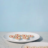 Pearl White Oval Platter Medium