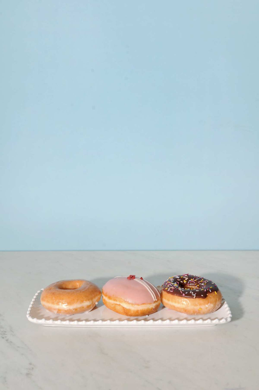 Pearl White Rectangular Tray