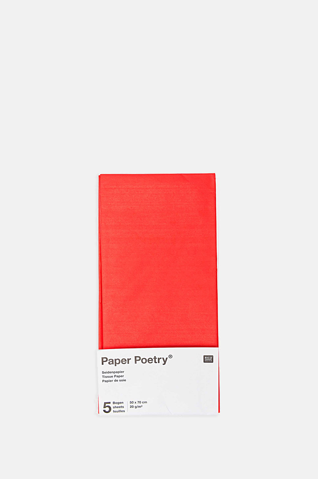 Rico Design Tissue Paper Pack in Red The Hambledon