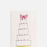Wedding Cake Card in Pink