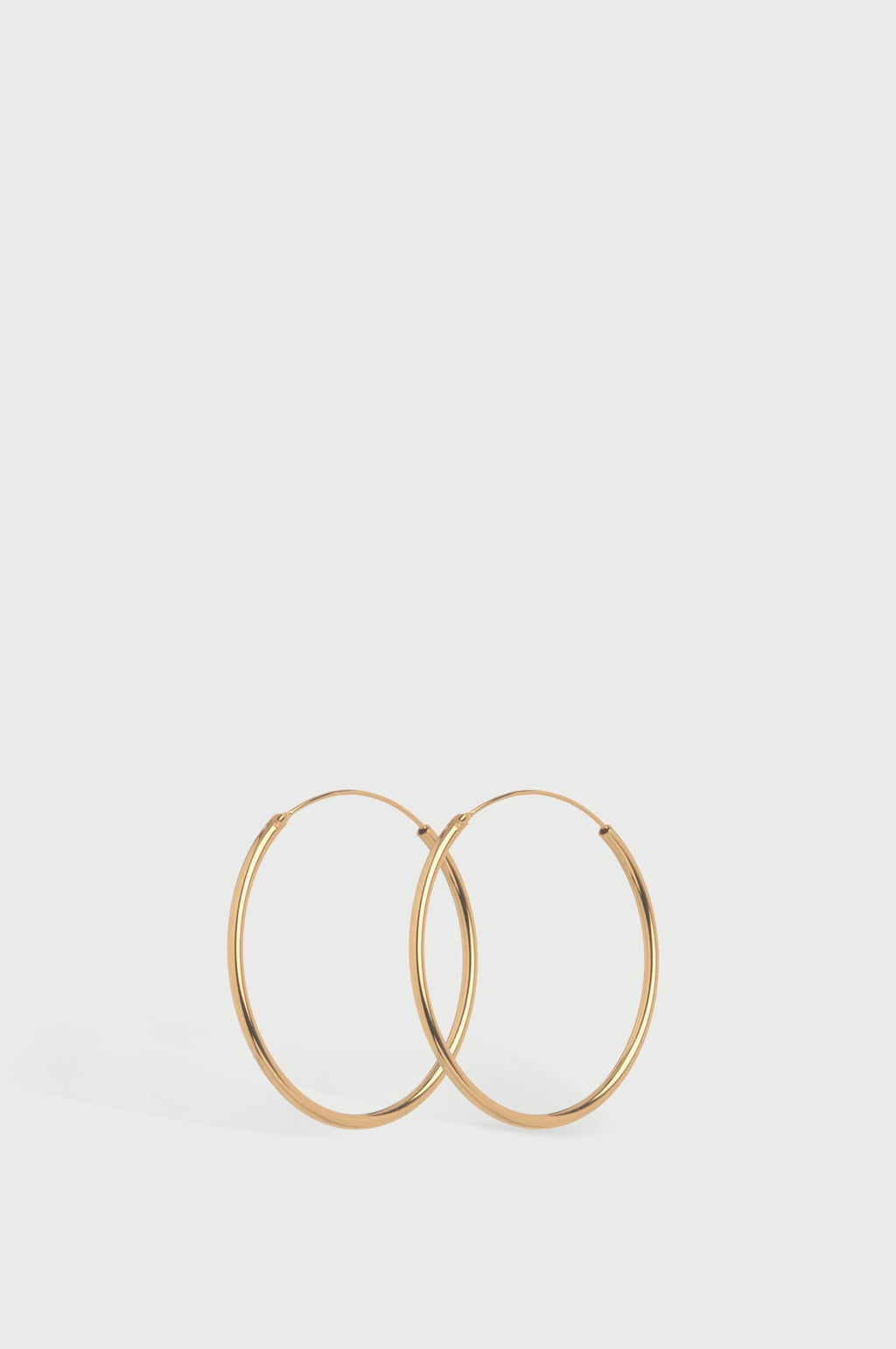 Plain Gold Hoops