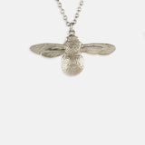 Baby Bee Necklace Silver