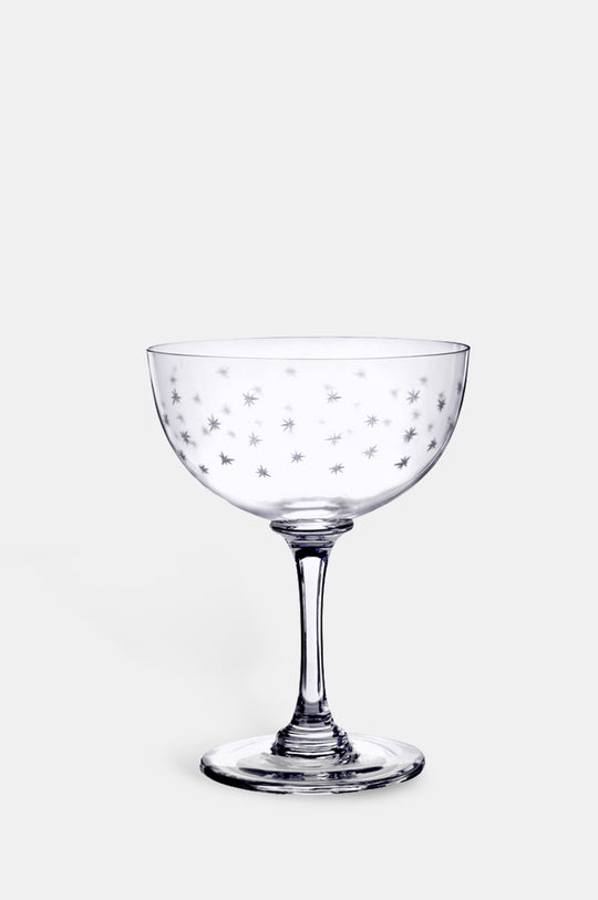 Stars Champagne Saucer Set
