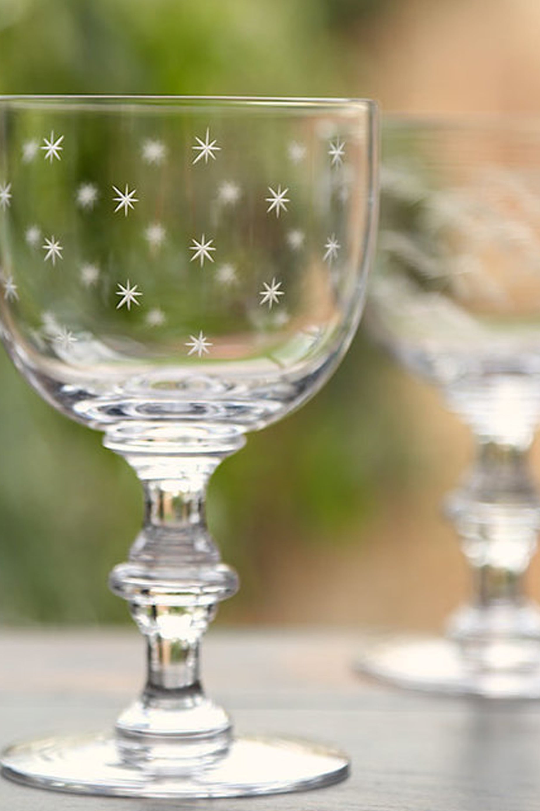 Stars Wine Goblet Set
